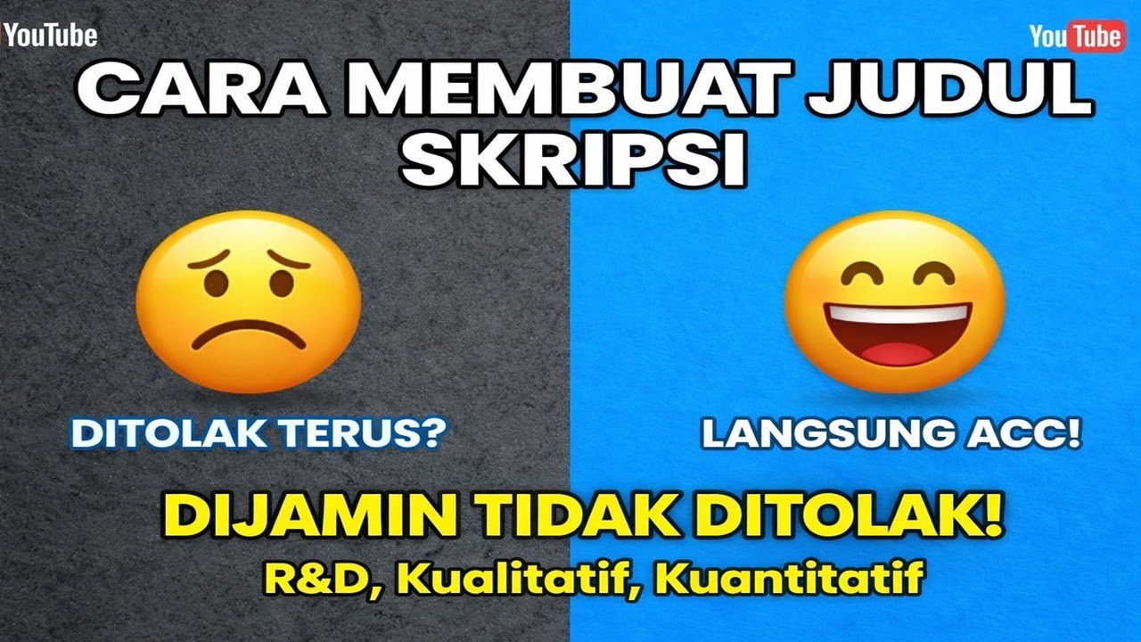 Cara Membuat Judul yang Cepat ACC Dosen (R&D, Kualitatif, Kuantitatif) - Dijamin Nggak Ditolak!