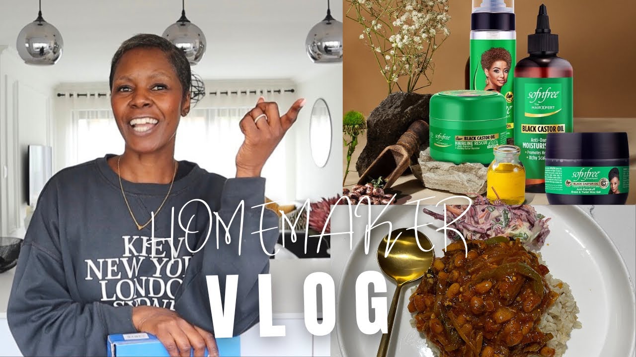 Real Life of a Homemaker: Hair Care with SOFNFREE, Shopping, Family Lunch, New Rail & Styling