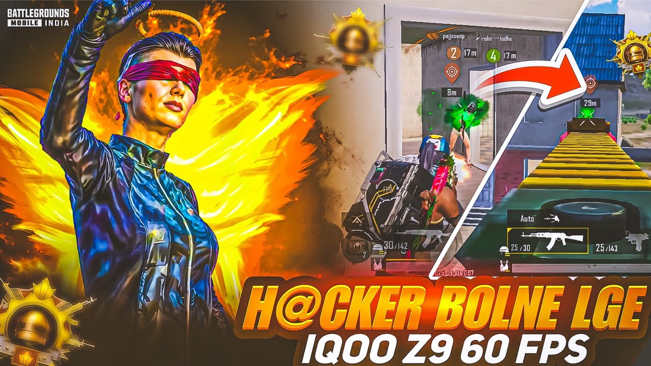 When Skills Look Like Hacks 💀| IQOO Z9 60 Fps | New update 4.0 👑