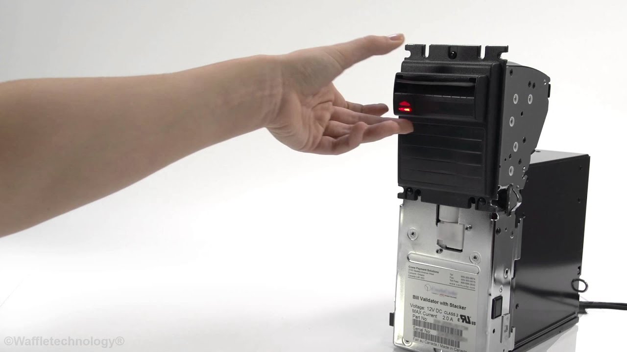 How to Clean a Bill Acceptor with a Cleaning Card featuring Waffletechnology&reg;