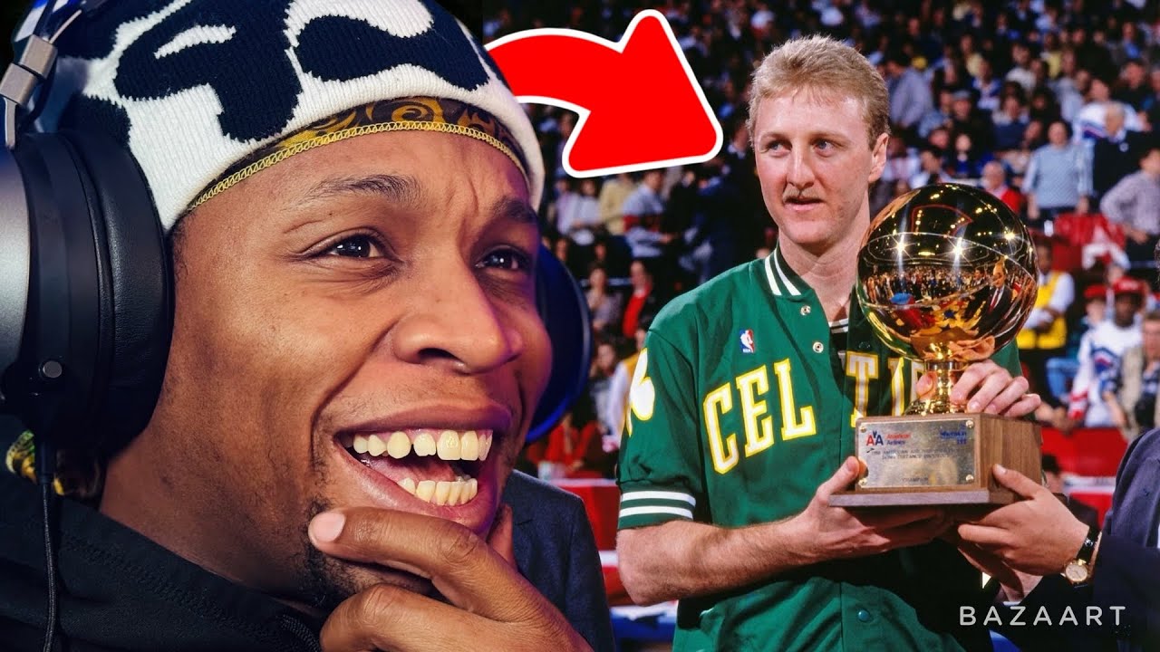 Larry Bird shows a young Michael Jordan, that he is still the best￼!!!!!!