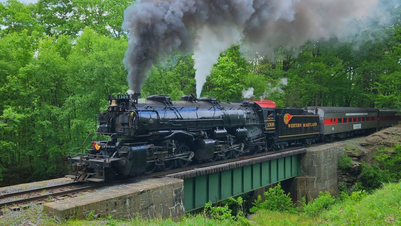 Western Maryland 1309: Return of Articulated Steam thru the Alleghenies