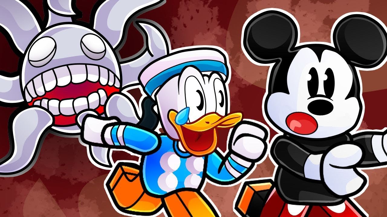 Roblox DOORS FLOOR 2 — это УДИВИТЕЛЬНО с Дональдом и Микки!