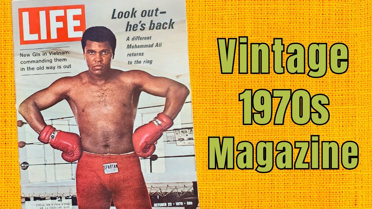 Life October 1970 Magazine Flip Through | Vintage Ads Muhammad Ali Vietnam GIs