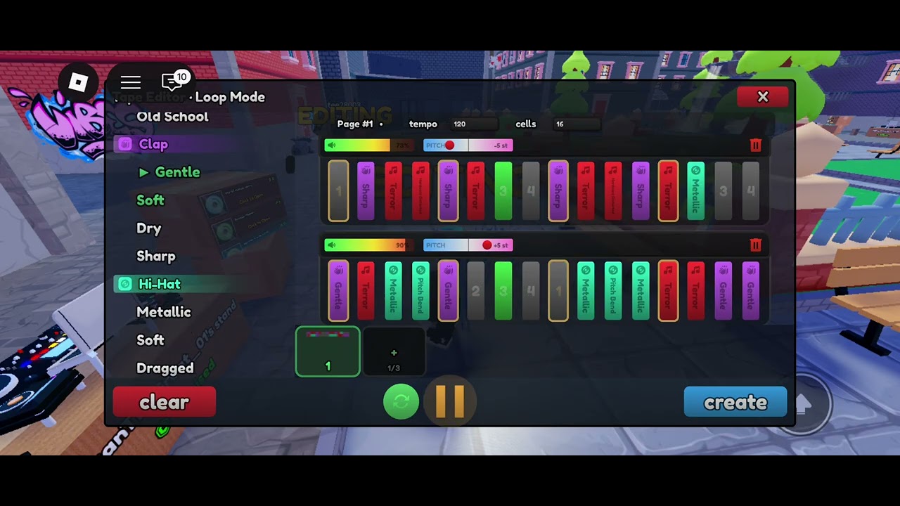 Day 1 in Street Beats until we earn robux 