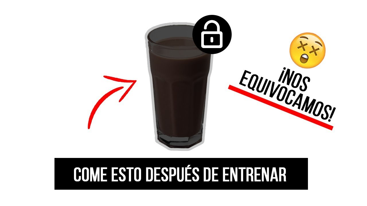 LO ÚNICO QUE NECESITAS COMER DESPUÉS DE ENTRENAR (la respuesta no es proteína + carbohidratos)