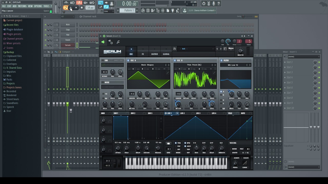 How to design bass patches for UK Bass/Bassline in Serum