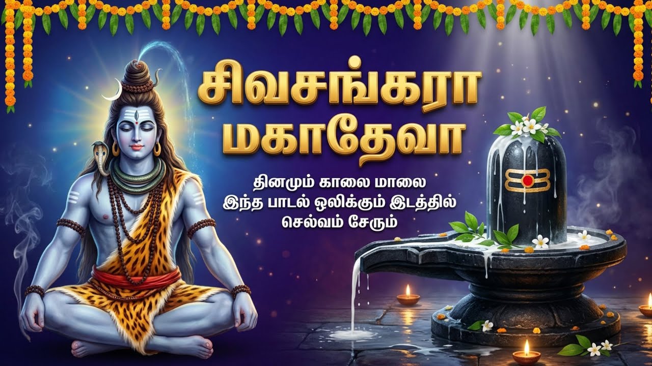 Monday Sivan Bakthi Padalgal | Om Namah Shivaya 🙏| Powerful Lord Shiva Tamil Bhakti Songs