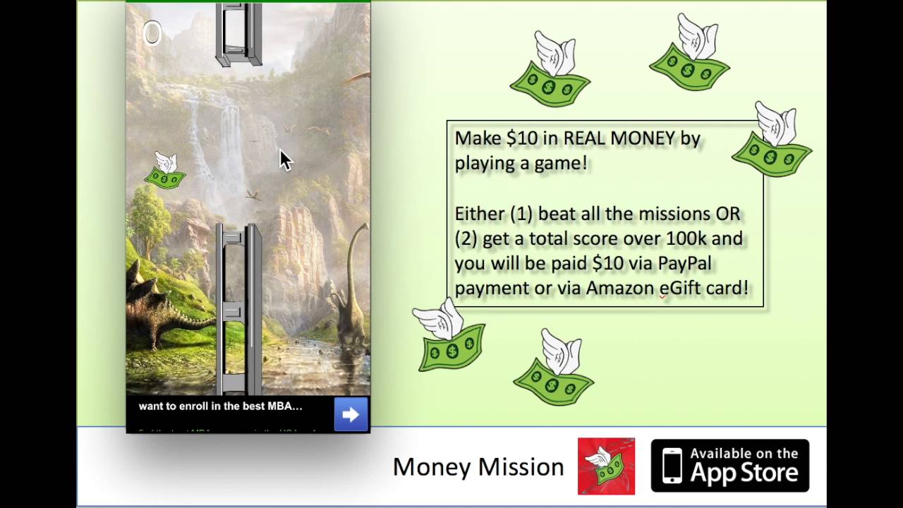 Money Mission iOS App (FREE MONEY $10!!!)