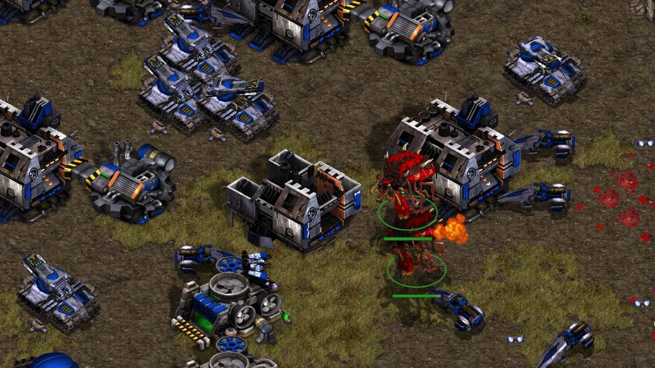 MECH vs ZERG !!!