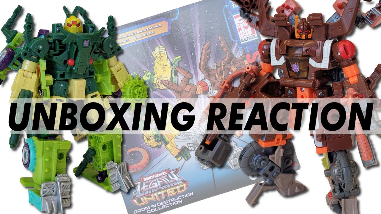 Unboxing Reaction and Review: Legacy United's Chop Shop and Barrage