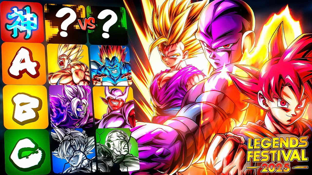 MY END OF 2025 TOP 10 META TIER LIST! (Dragon Ball Legends)