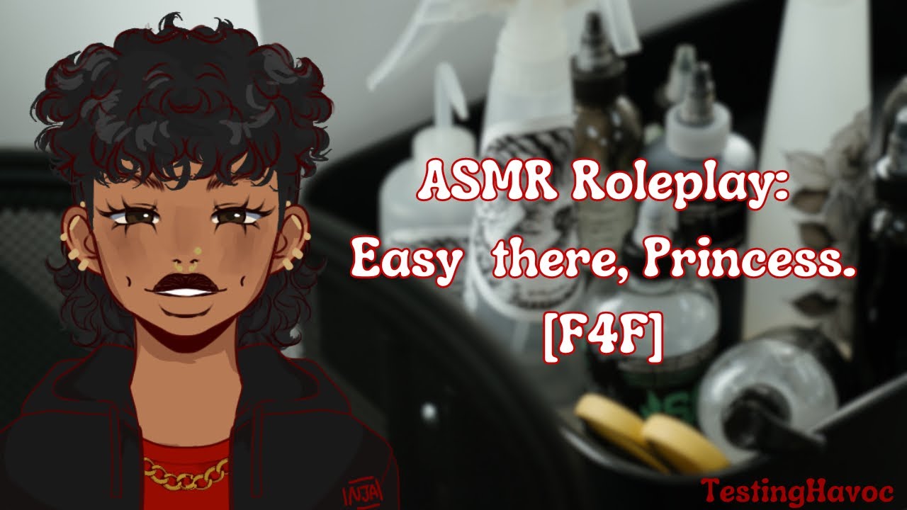ASMR Roleplay: Getting Your First Tattoo. [Mild Flirting] [Reassurance] [Comfort] [F4F] Pt. 1