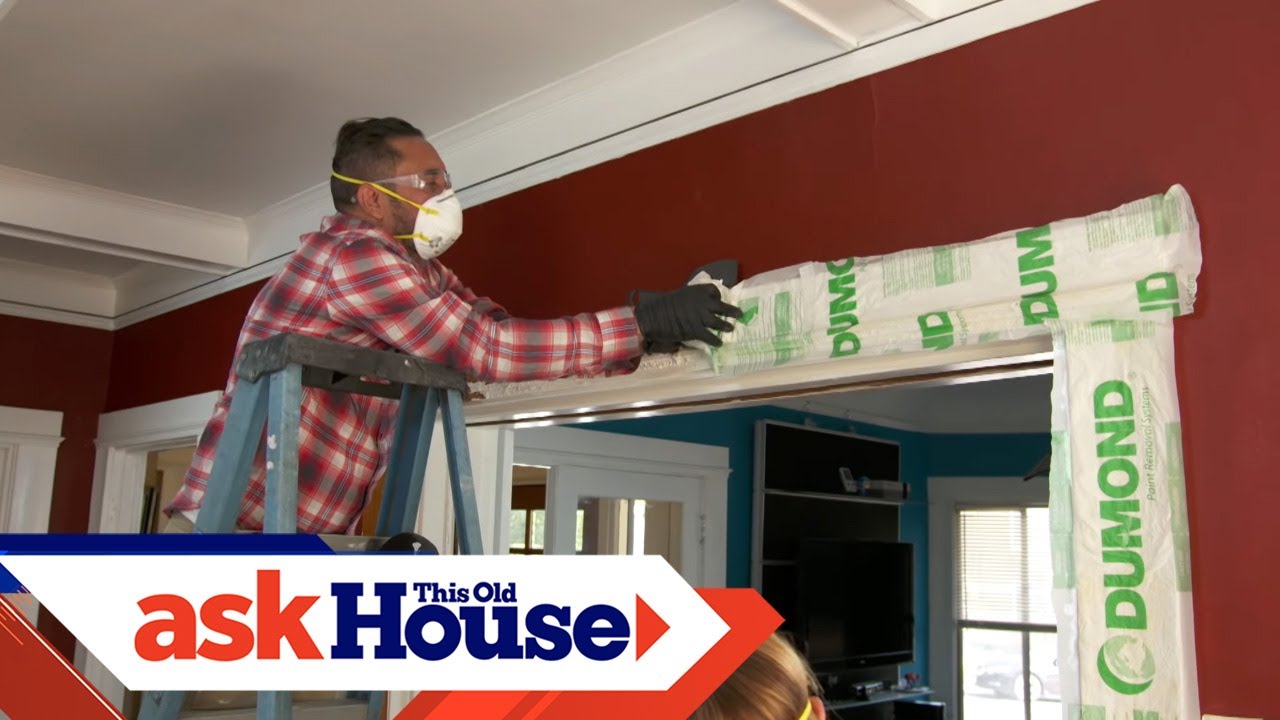 Как безопасно снять краску с деревянных изделий | Ask This Old House