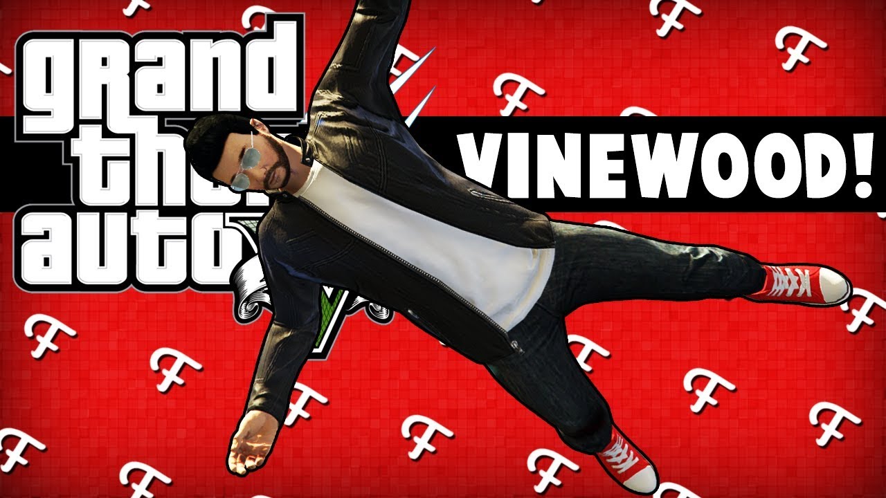 GTA 5: Inside Character Glitch, Jumping Vinewood Sign Platforms, Mugger Fails (Online Comedy Gaming)