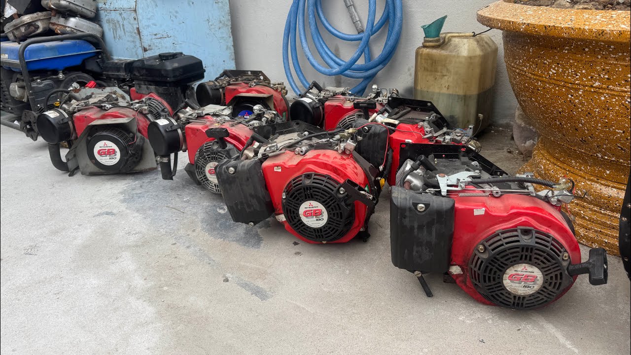Đong cơ xăng mitsu 6-7 ngựa/báo giá