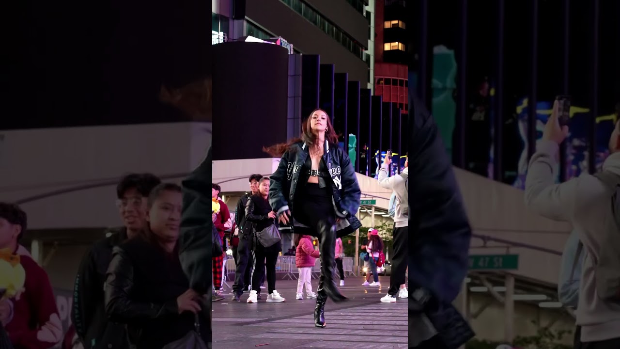 Getting Sturdy In Heels NYC Times Square Dance Video - Liz Sanchez