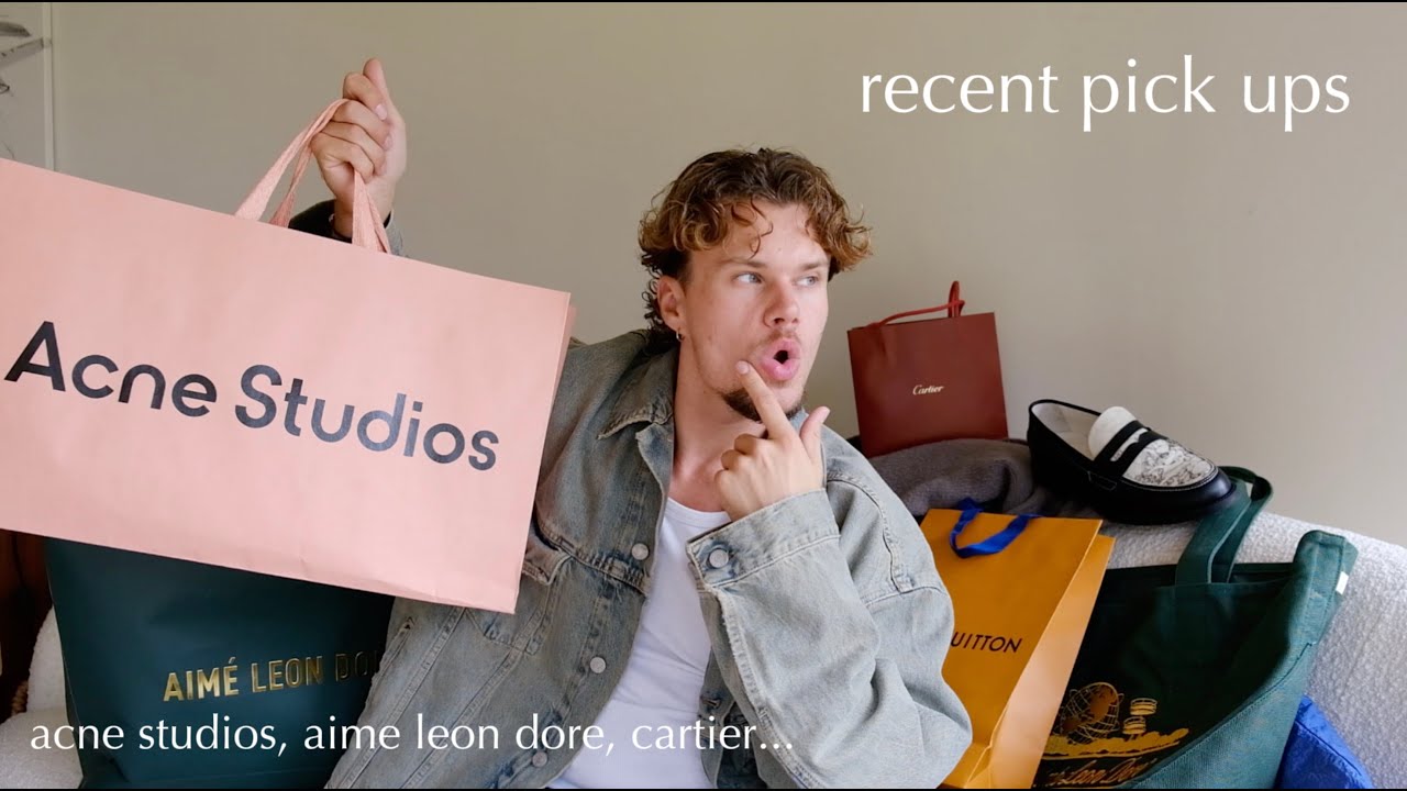 designer pick ups... acne studios, aime leon dore, cartier trinity bracelet & more