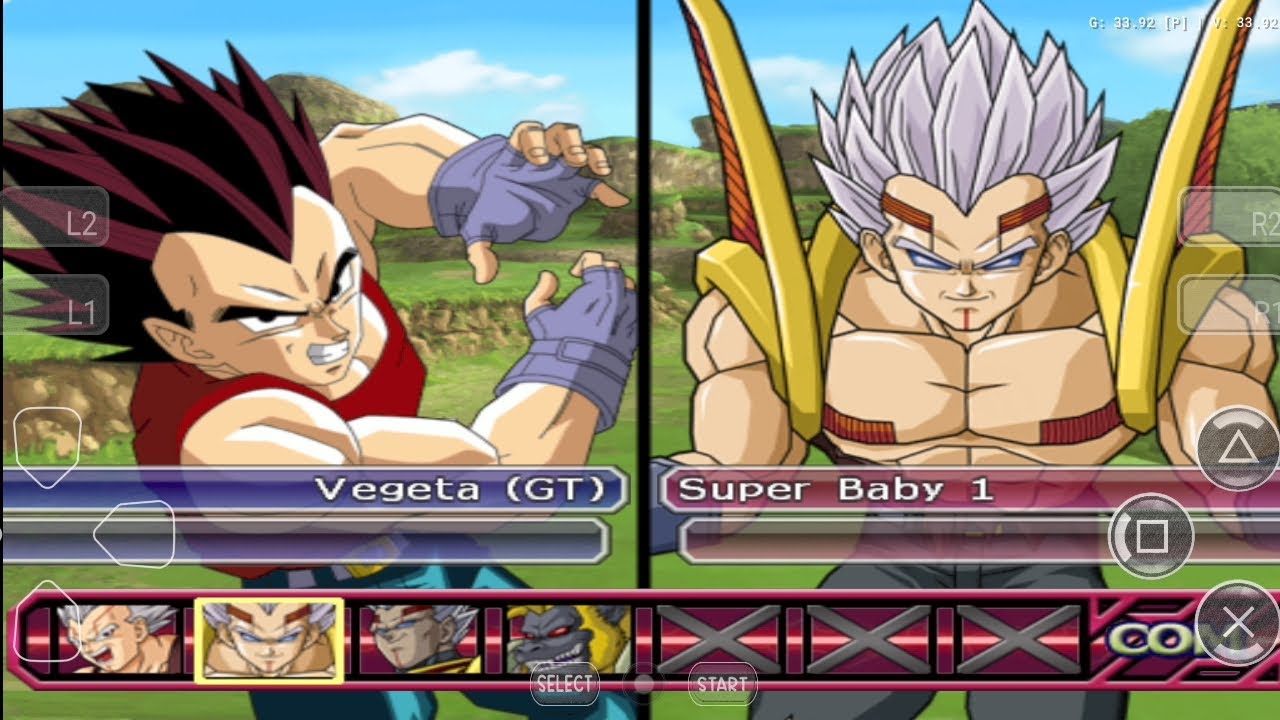 Vegeta x Super Baby Dragon Ball Budokai Tenkaichi 3