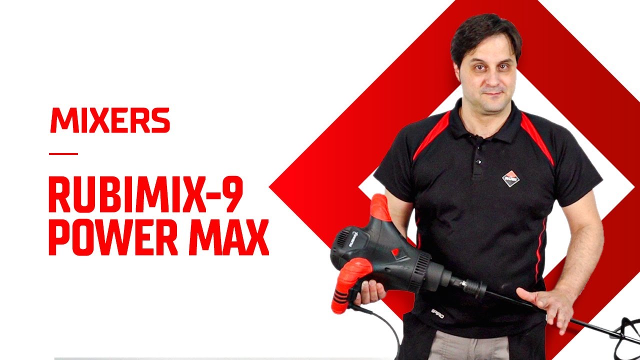 RUBIMIX-9 POWER MAX, El Mezclador Con Más Poder