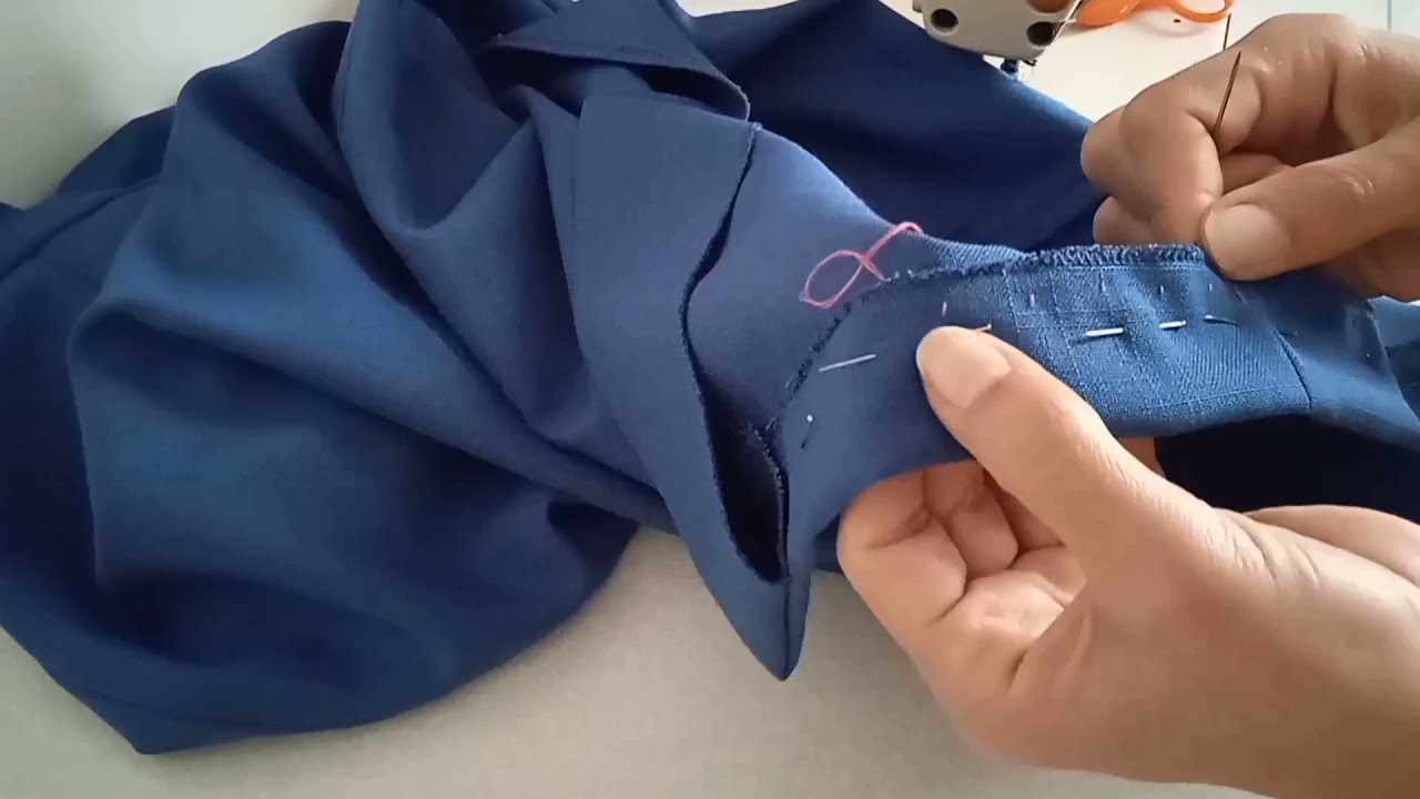 Πώς κάνουμε ποδόγυρο με κρυφή βελονιά στο χέρι.