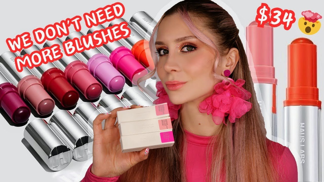 Румяна-бальзам HAUS LABS Color Fuse Glassy Blush Sticks | ОБЗОР