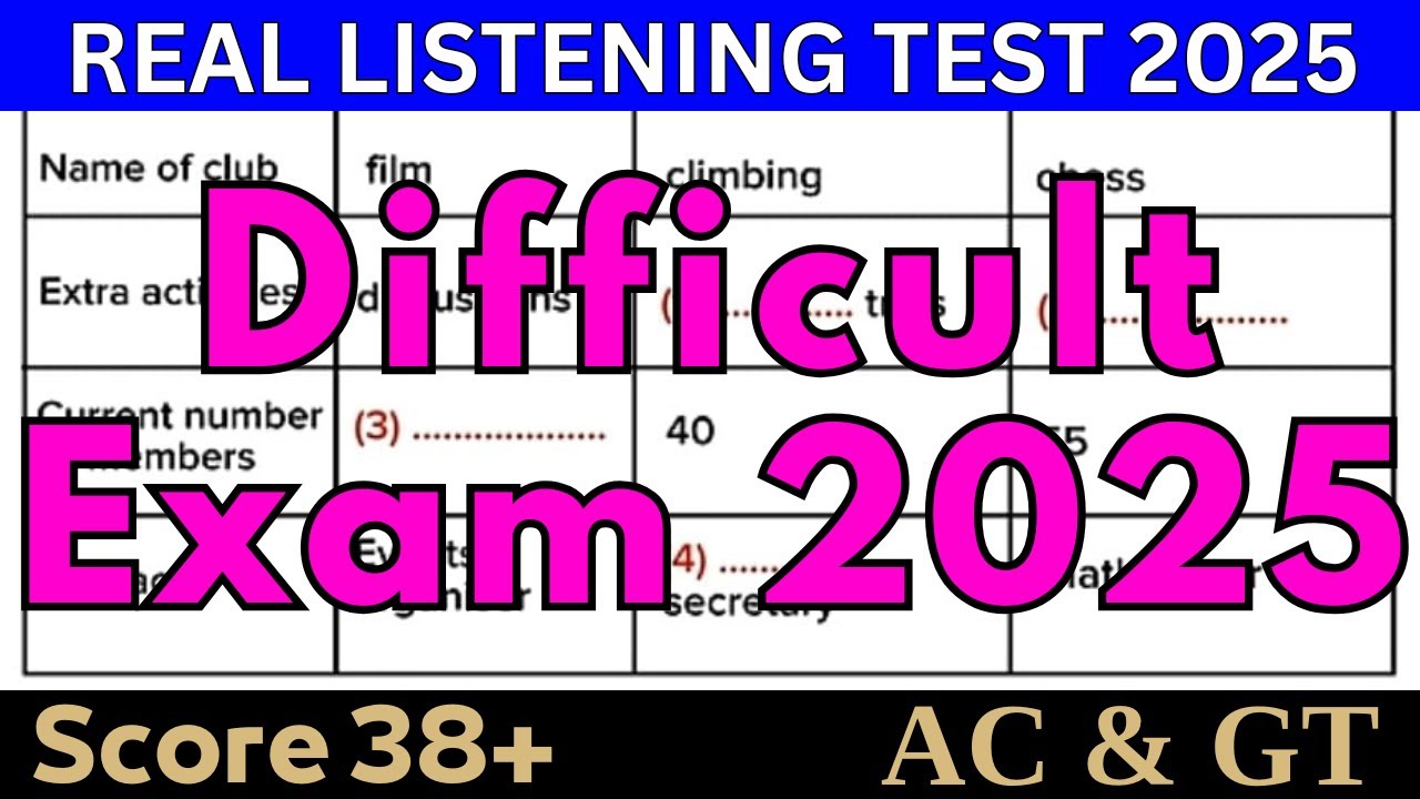 IELTS LISTENING TEST NOVEMBER 2025 WITH ANSWERS | LISTENING IELTS PRACTICE TEST FOR NOVEMBER 2025