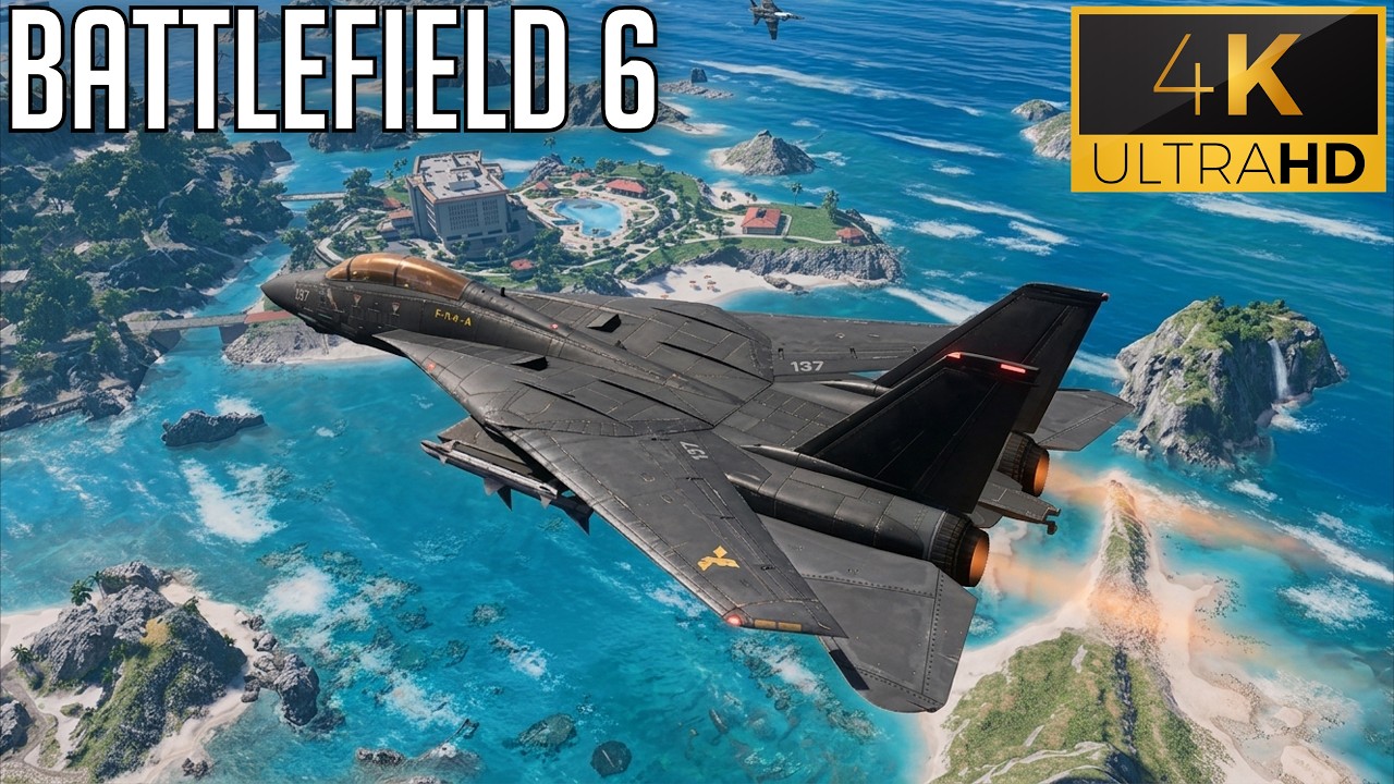 Battlefield 6 - F14 Tomcat Jet Gameplay [4K OVERKILL]