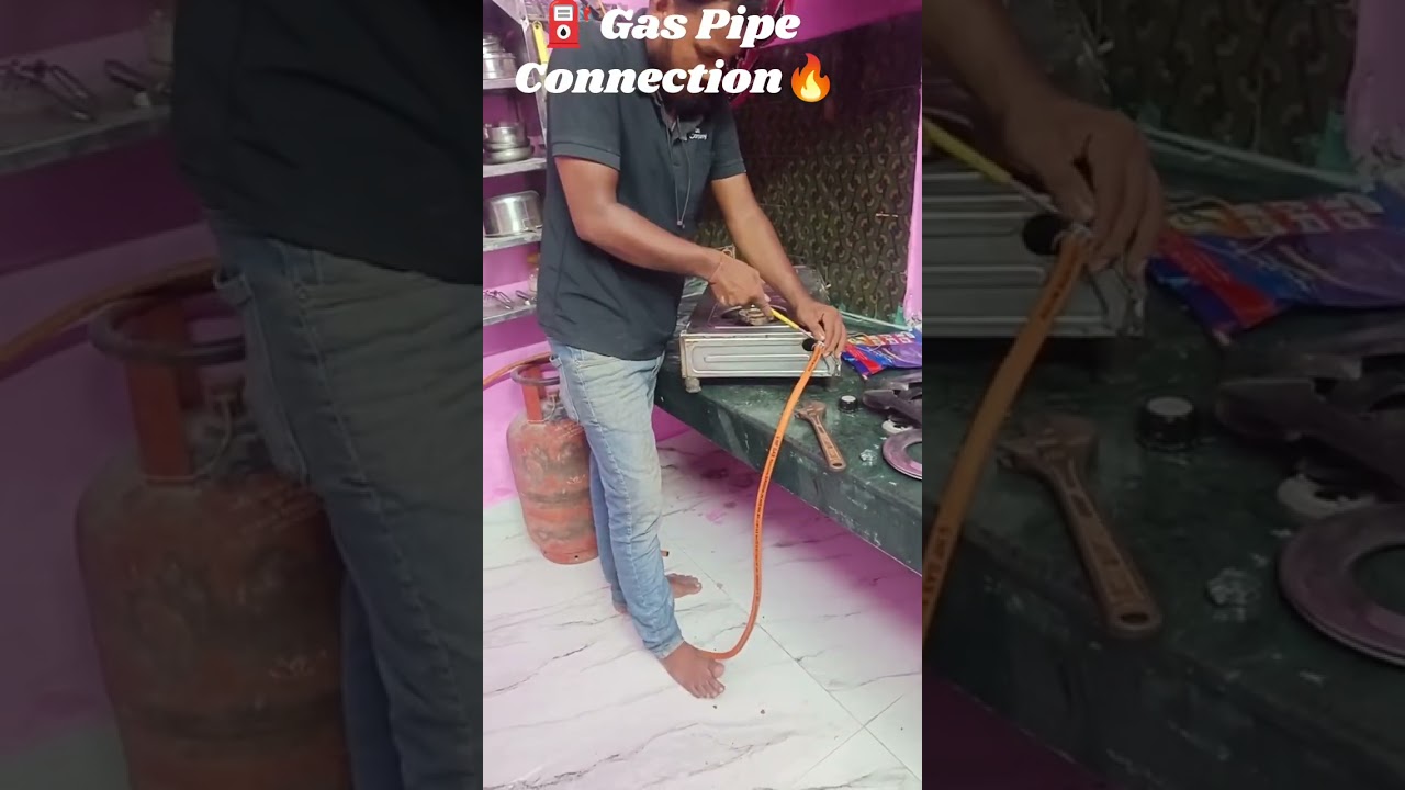 Gas pipe connection 🔥#plumbing #phdvlog #gaspipeline #gas #plumbingexperts