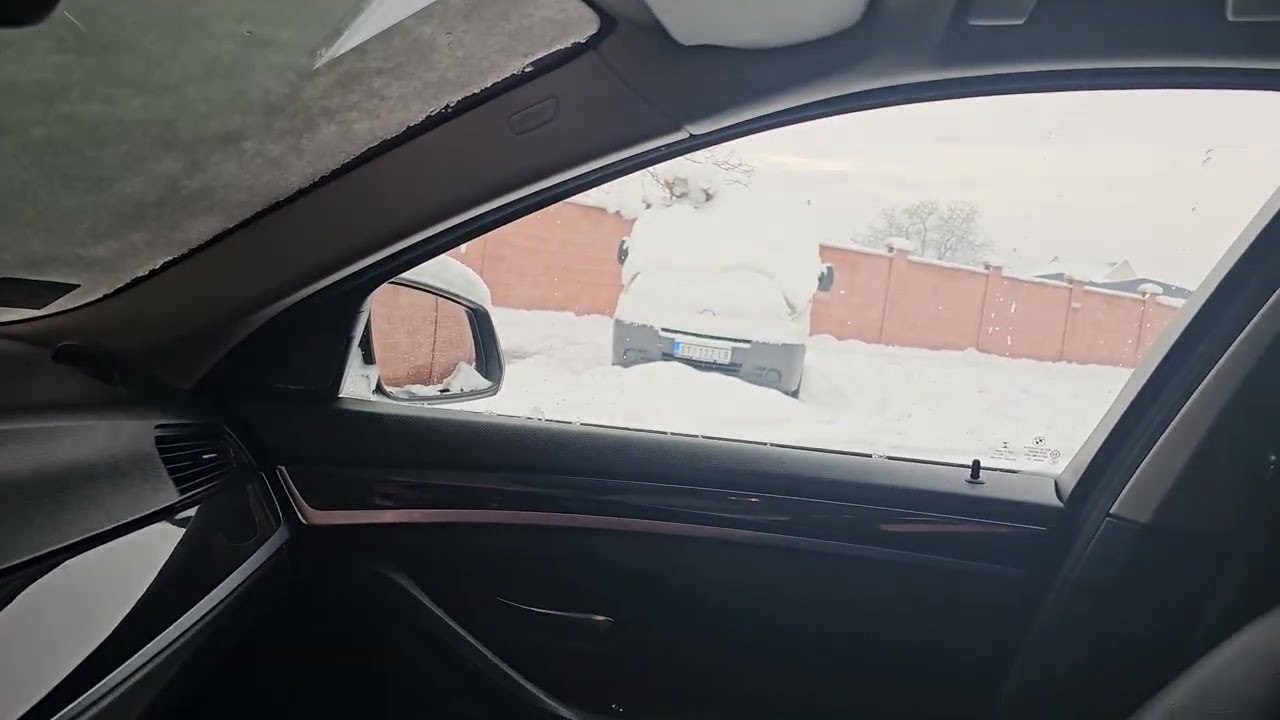 BMW 520d, f10 coldstart at -7 after 9 days 