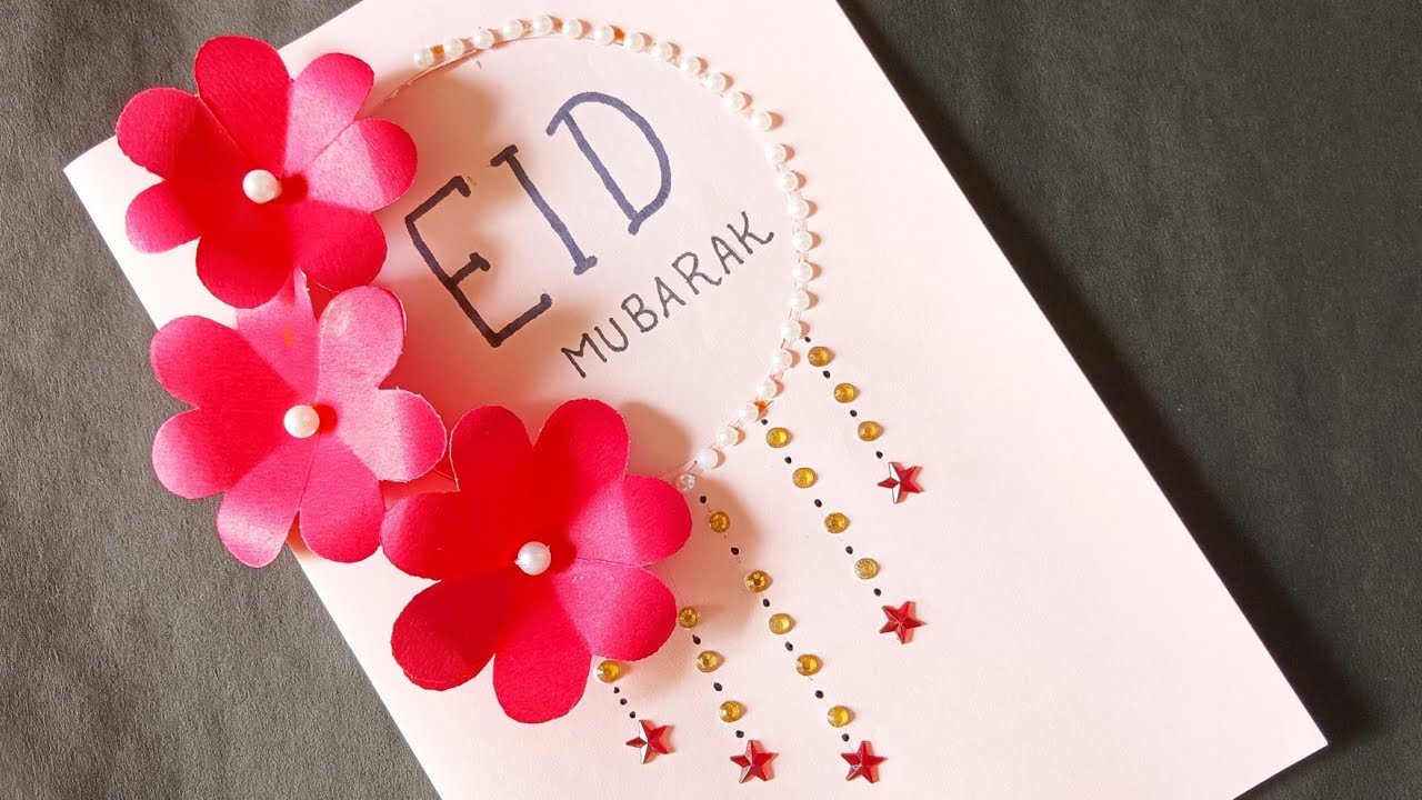 DIY Eid Cards 🎉 How to make greeting card Ideas|| Eid Mubarak Card Making