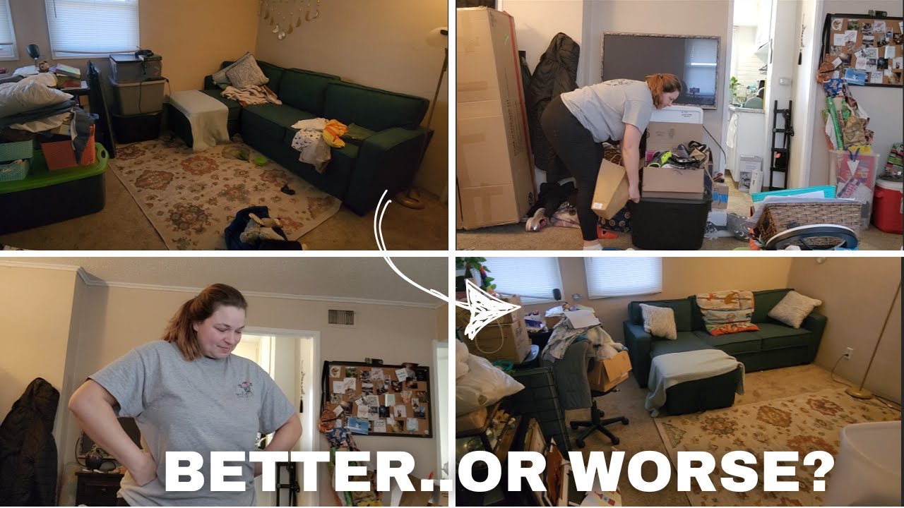 Arranging Furniture in a SMALL Apartment!  | This is a CHALLENGE