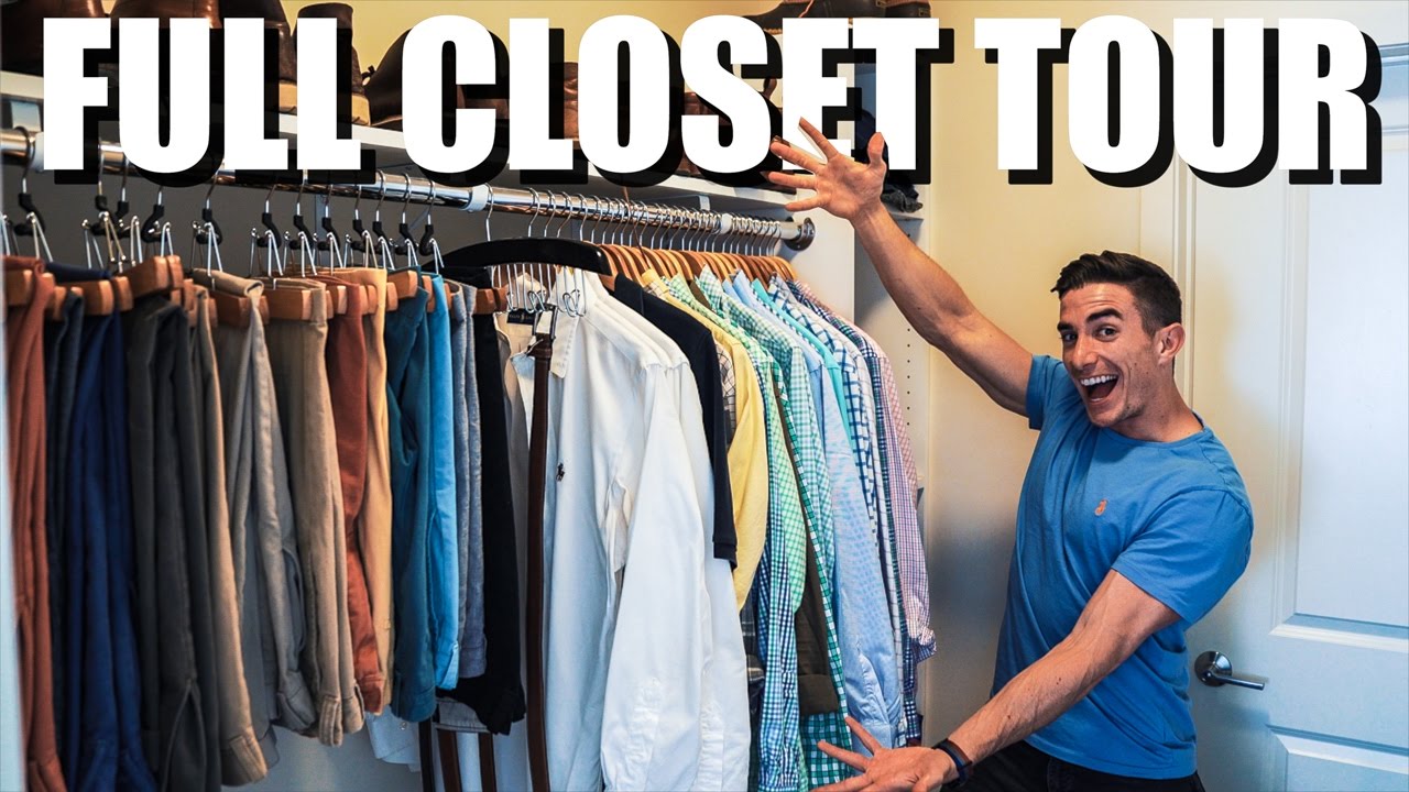 FULL CLOSET TOUR - MENS FASHION