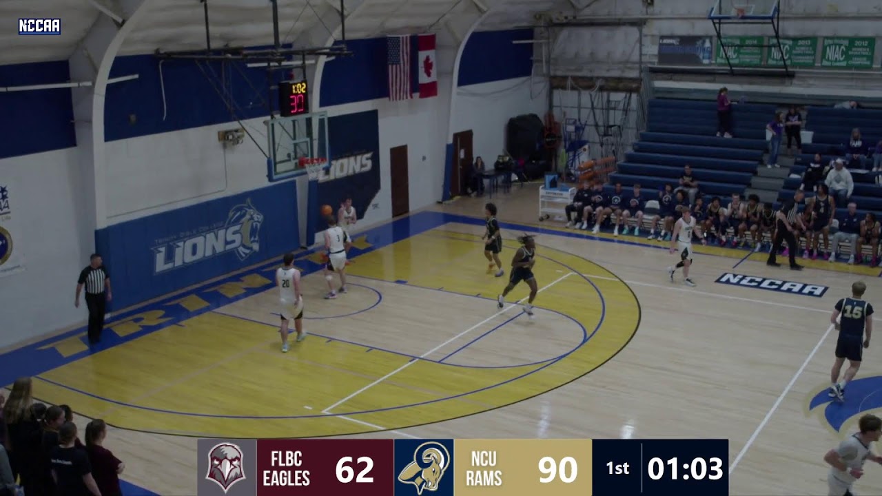 North Region Tournament Men's Basketball #1 Faith Eagles vs #4 NCU Rams