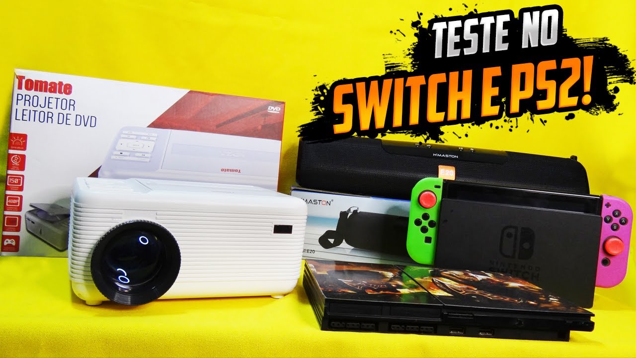 COMPREI UM PROJETOR PRA JOGAR VIDEO GAME!