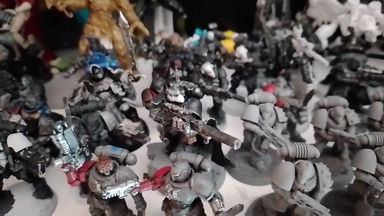 Some 40k models work just a little of the collection 