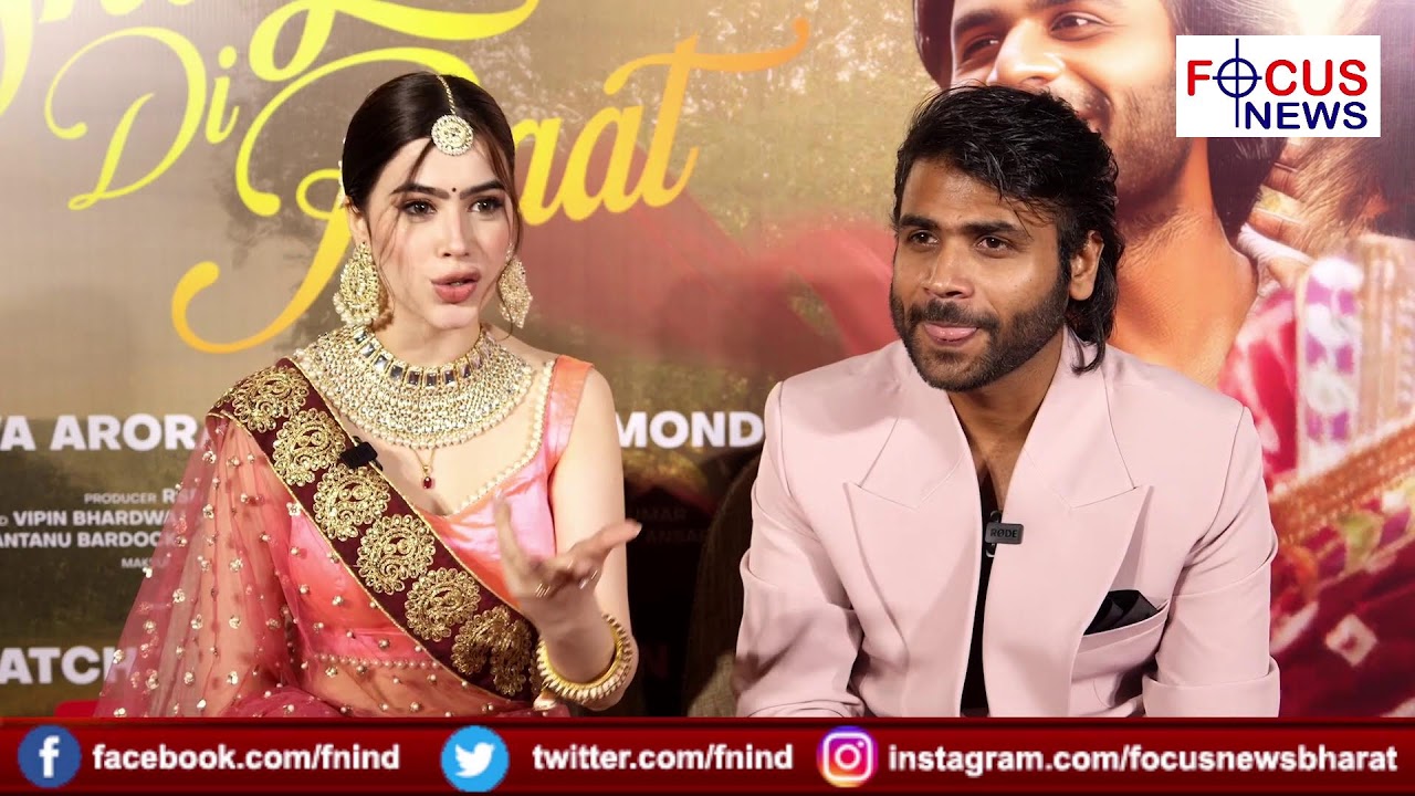 INTERVIEW WITH RIVA ARORA  & SINGER DIAMOND FOR  LAUNCH OF THE SONG SHAGNA DI RAAT