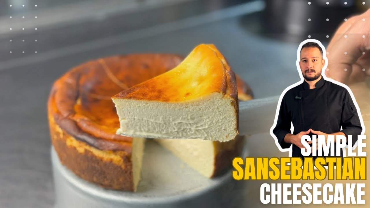 How to Make creamy Sansebastian Cheesecake (Burnt Basque Cheesecake Recipe-cheesecake Recette facile
