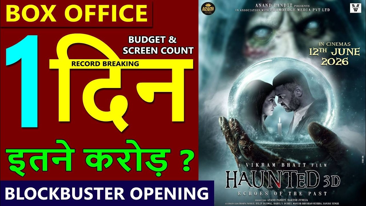 Haunted 3d Box Office Collection Day 1, haunted 3d 1st day Collection, Haunted Echoes of the Past
