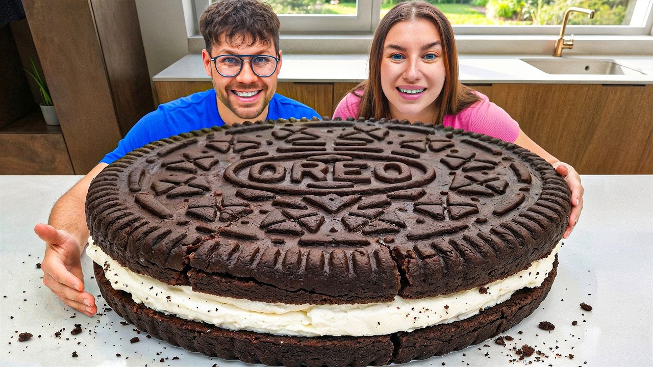 ZROBILIŚMY NAJWIĘKSZE OREO NA ŚWIECIE! *30kg ciastka*