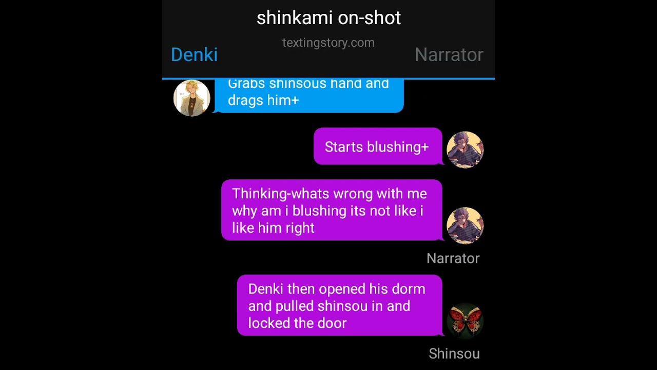(*shinkami*) texting story -two-shot