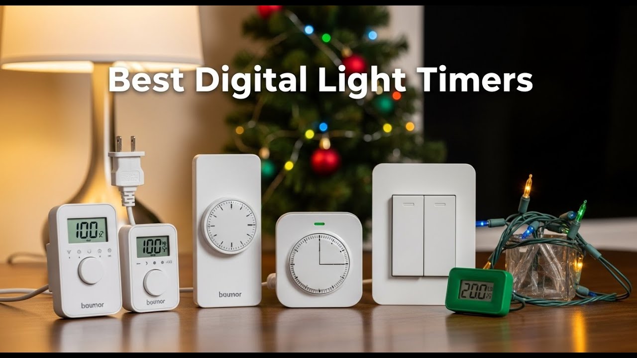 TOP 5 Best Digital Light Timers 2026 | Best timers for lights review