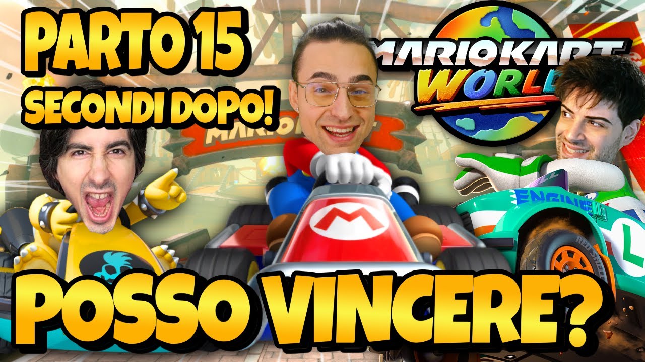 🚨 PARTO 15 SECONDI DOPO su Mario Kart World… posso vincere? 🏎️🔥 w/ GiosephTheGamer & Blaziken68