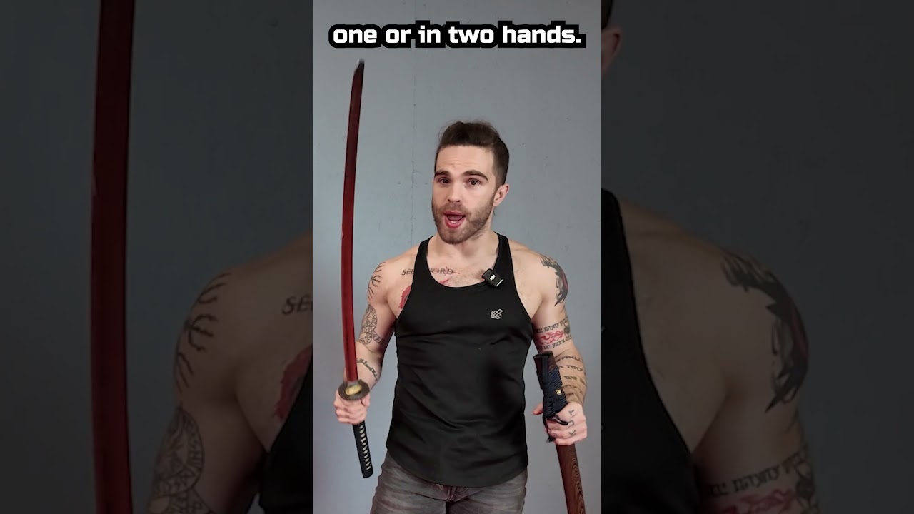 Can you use a Two Handed Sword in One Hand? #sword #martialarts #history