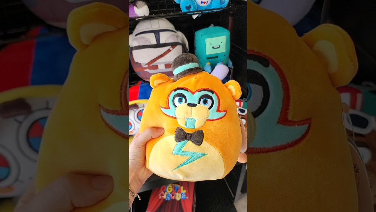 Мягкая игрушка Глэмрок Фредди! Найдена в Gamestop #fnaf