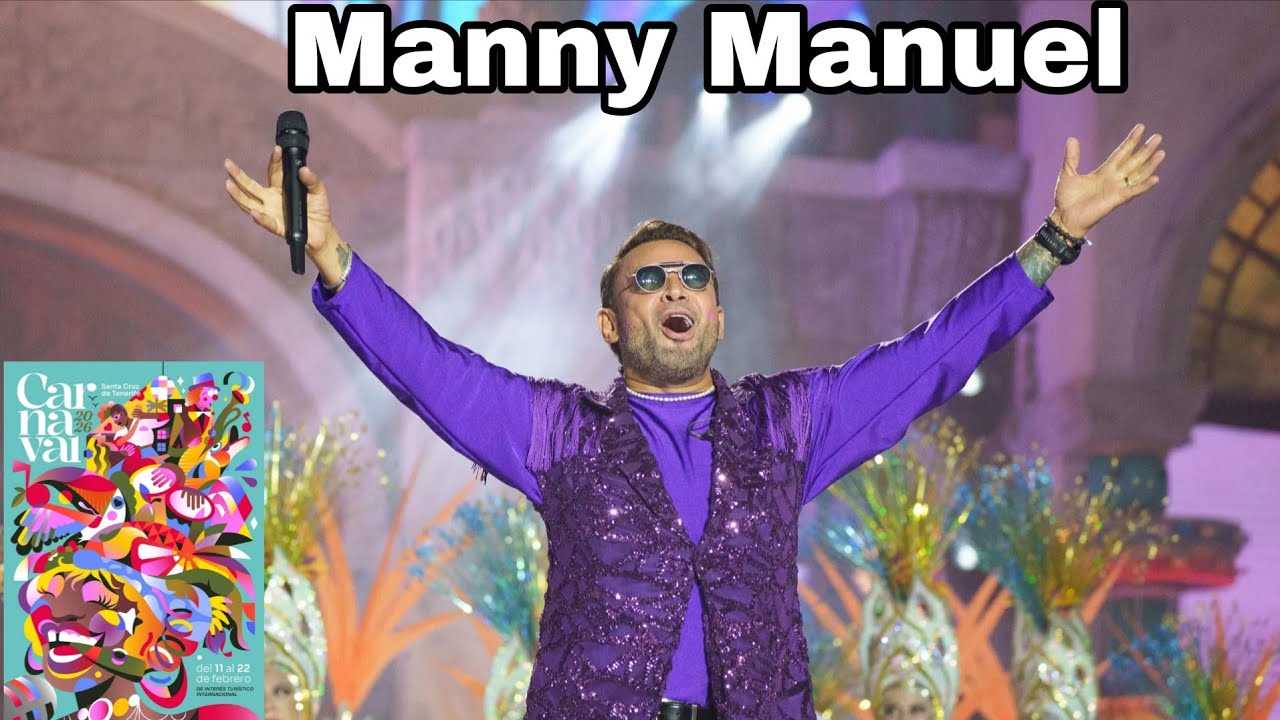 Manny Manuel en la Gala de Elección de la Reina del Carnaval de Santa Cruz de Tenerife 2026