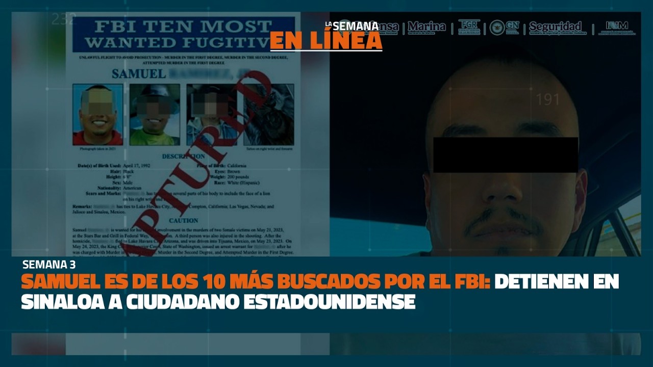 Seguridad en Sinaloa: cambio en Secretaría de Seguridad y detienen a fugitivo del FBI