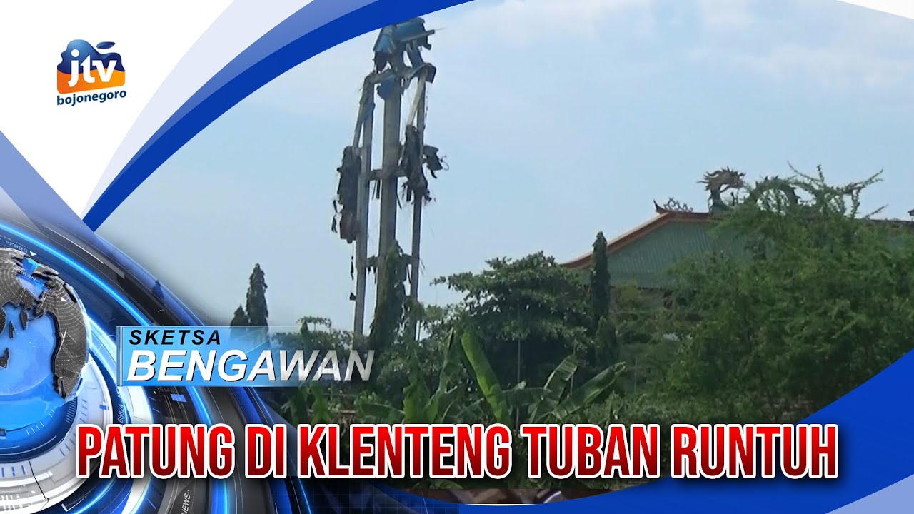 Patung Setinggi 30,4 Meter Di Klenteng Kwan Sing Bio Runtuh