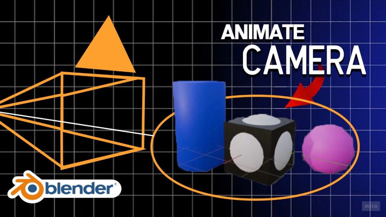 Как анимировать камеру в Blender | Плавное движение камеры и отслеживание