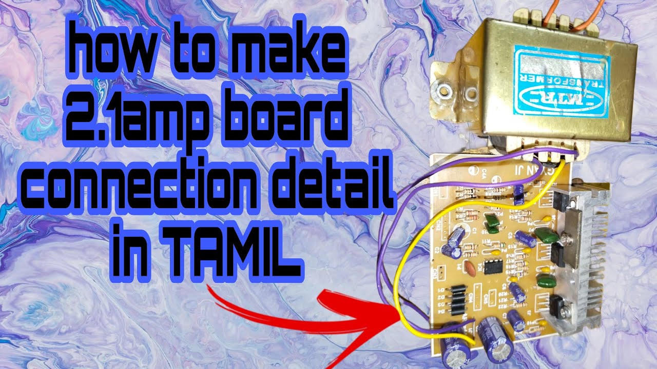 2.1 amp board connection detail  for tamil